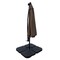 Hiland Offset Cantilever Umbrella with LED Lights in Tan with Cantilever Umbrella Base Set4pc CTC-UMB-T - alternate 8